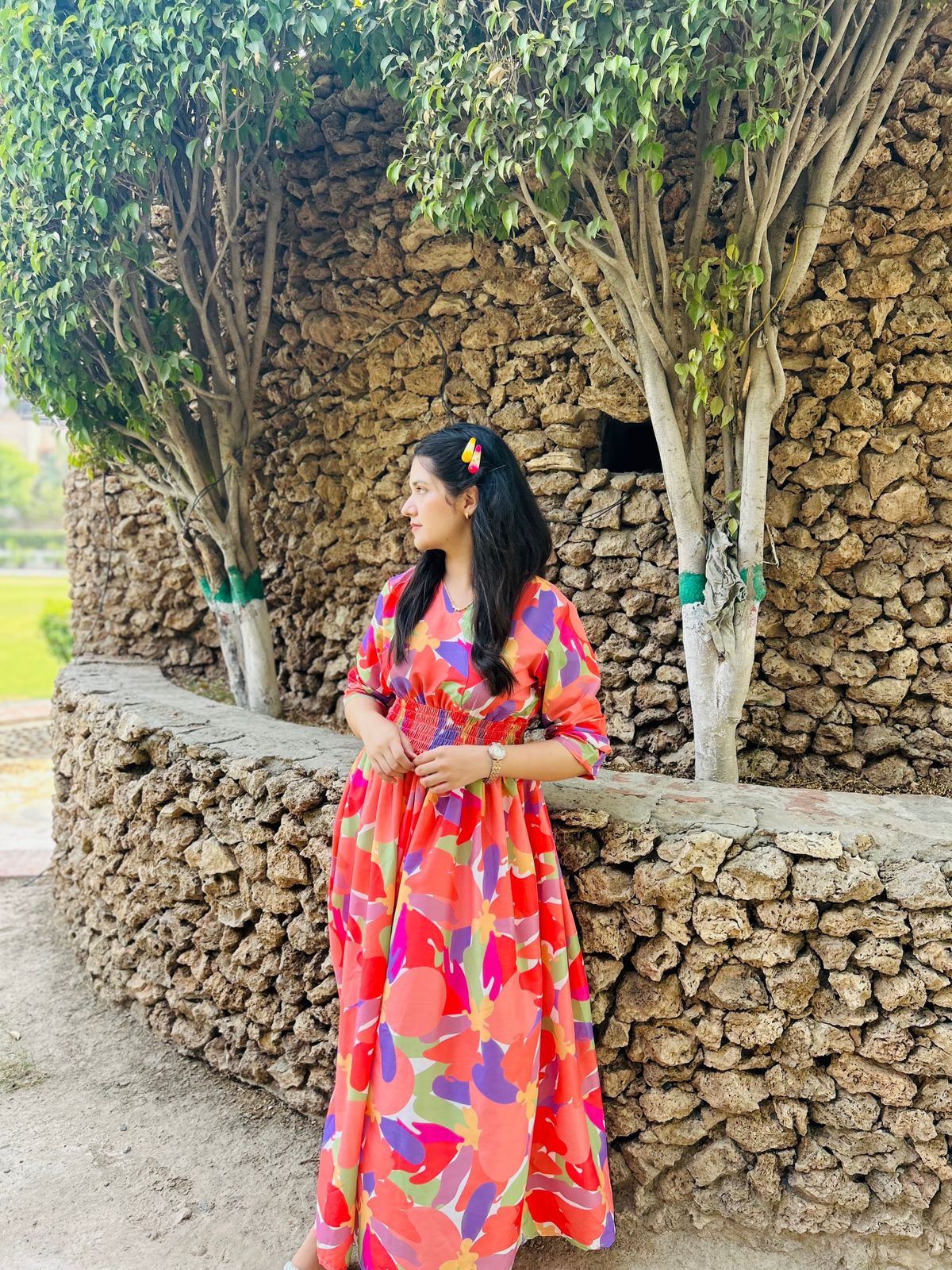 GARDEN LAWN FROCK