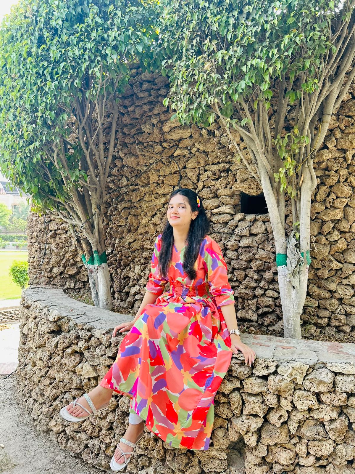 GARDEN LAWN FROCK