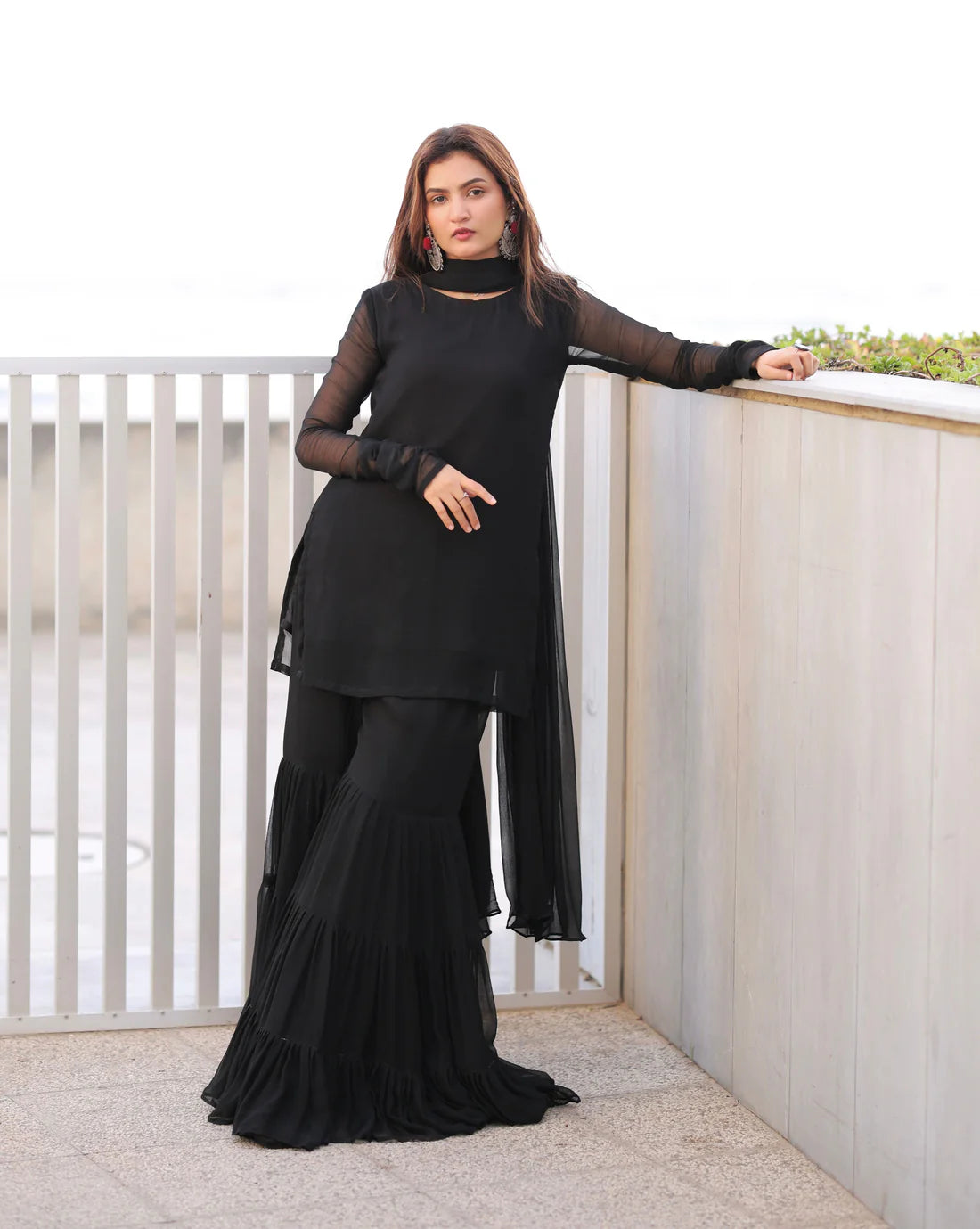 Black Heart Dress 3PCS Set