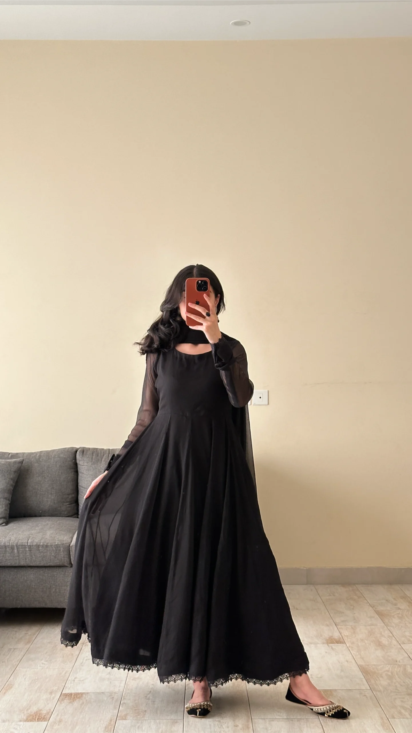 Plain Lace Black Chiffon Maxi | Women Maxi Pakistan HUSSNAIN DESIGNER Plain Lace Black Chiffon Maxi | Women Maxi Pakistan HUSSNAIN DESIGNER