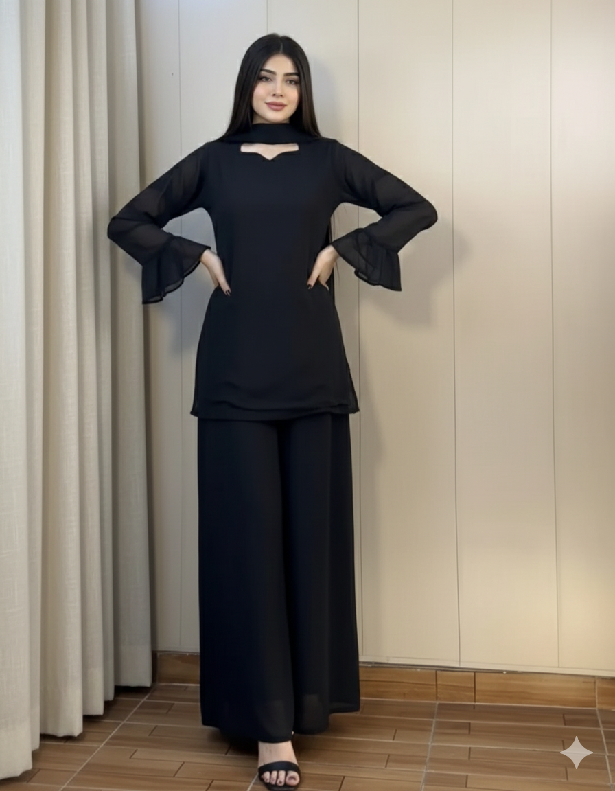 Siyah e Husn 3pcs dress