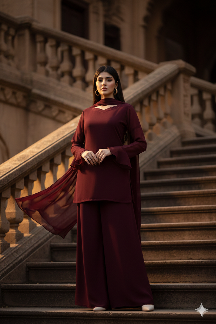 Husn e Andaz 3pcs dress