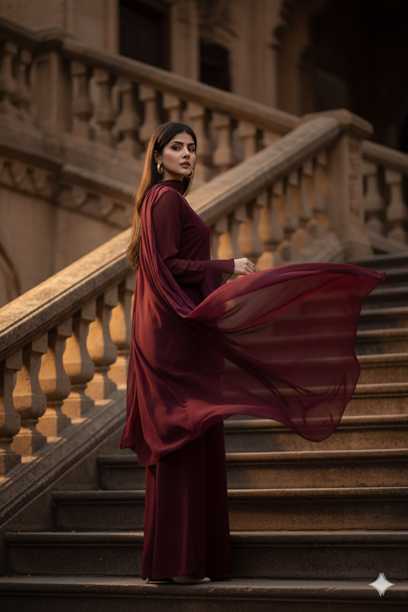 Husn e Andaz 3pcs dress