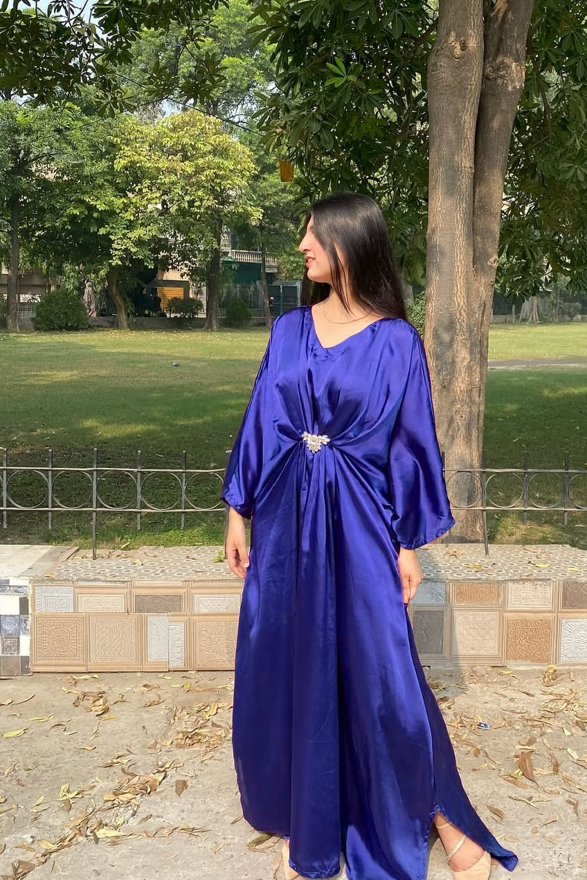 Kaftan Blue Silk