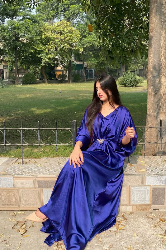 Kaftan Blue Silk